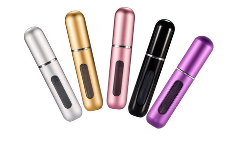 5 Mini Empty Metal Perfume Atomizer (5ML)