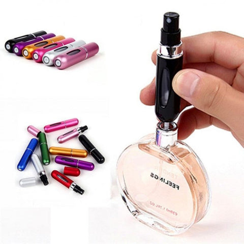 5 Mini Empty Metal Perfume Atomizer (5ML)