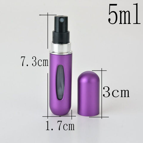 5 Mini Empty Metal Perfume Atomizer (5ML)